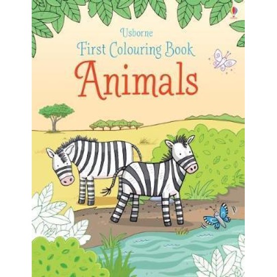First Colouring Book Animals