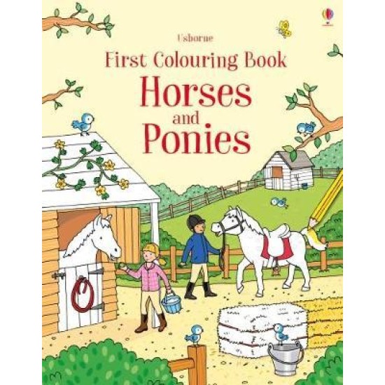 First Colouring Book Horses and Ponies