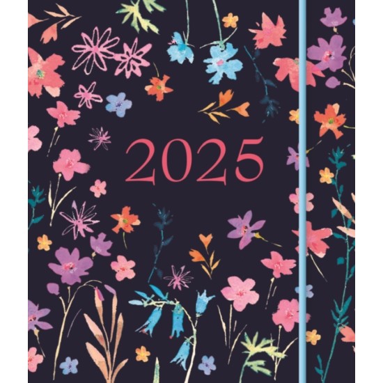 Floral Square Pocket Diary 2025