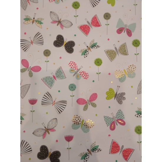 Butterflies Gift Wrap / Sheet wrap (DELIVERY TO EU ONLY)