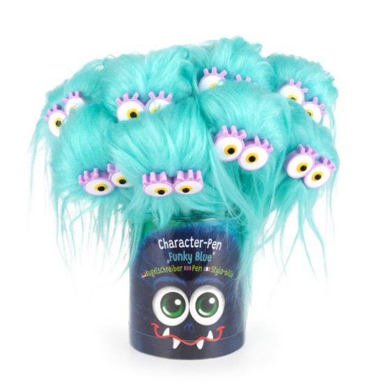 Funky Monster Fluffy Pen