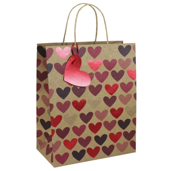 Gift Bag Large Hearts (DELIVERY TO EU ONLY)