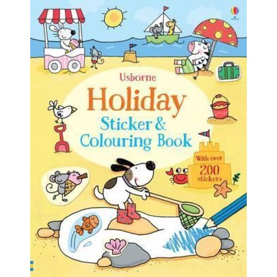 Holiday Sticker and Colouring Book