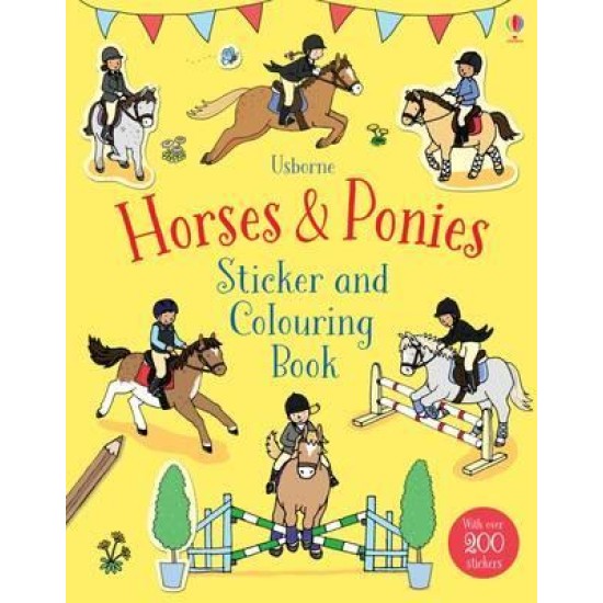 Horses and Ponies Sticker and Colouring Book