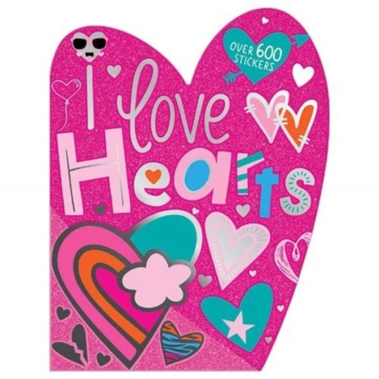 I love Hearts Sticker Activity book
