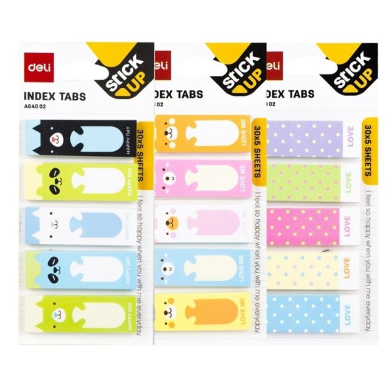 Index Tabs : Sticky Post-its (DELIVERY TO EU ONLY)
