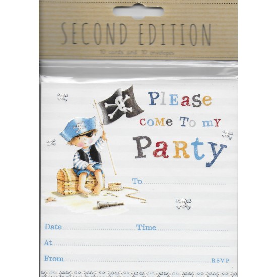 Invitation - Pirate Party