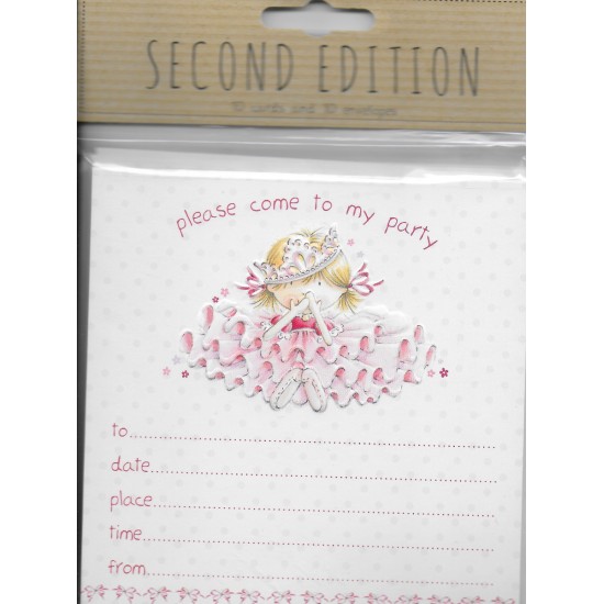 Invitations - Girl in Party Dress