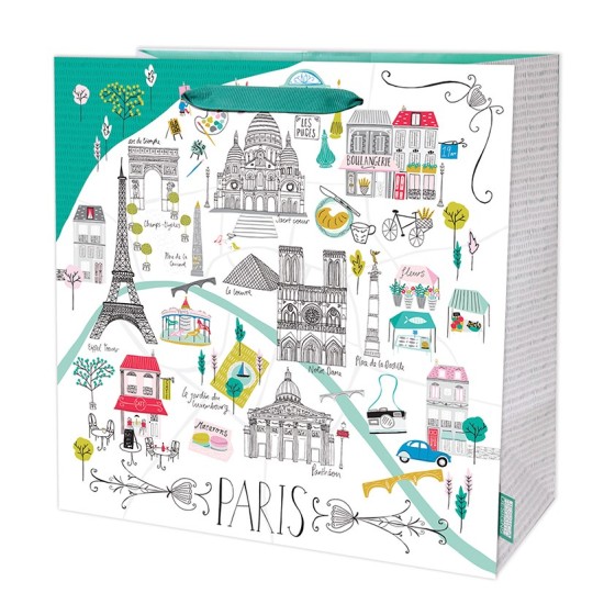 Jessica Hogarth Paris Large Square Gift Bag (DELIVERY TO EU ONLY)