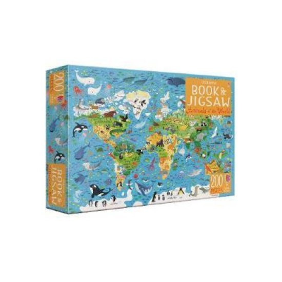 Jigsaw With A Book Animals of the World (200 pieces)