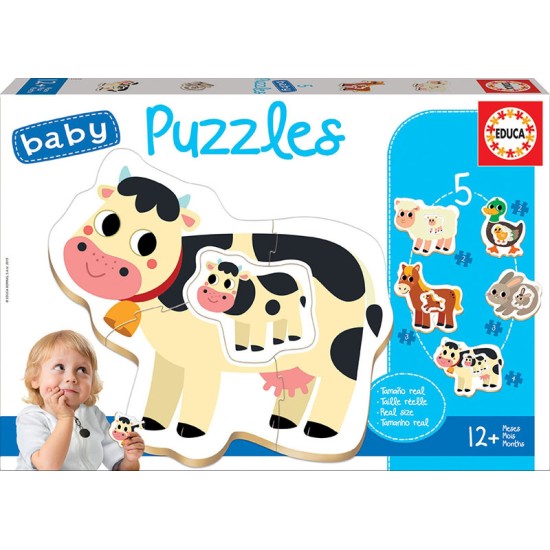 Jigsaw: Baby Puzzles Farm 12+ Months (DELIVERY TO EU ONLY)