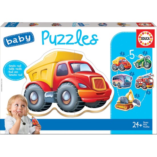 Jigsaw: Baby Puzzles Vehicles 24+ Months (DELIVERY TO EU ONLY)