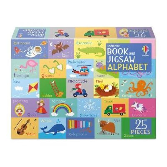 Jigsaw With A Book Alphabet (25 Pieces)