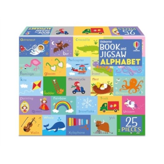 Jigsaw With A Book Alphabet (25 Pieces)
