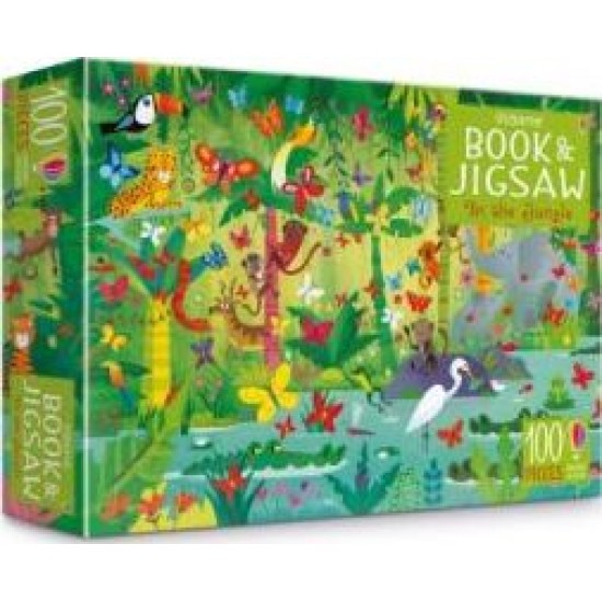 Jigsaw With A Book In the Jungle (100 pieces)