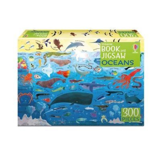 Jigsaw With A Book Oceans (300 pieces)