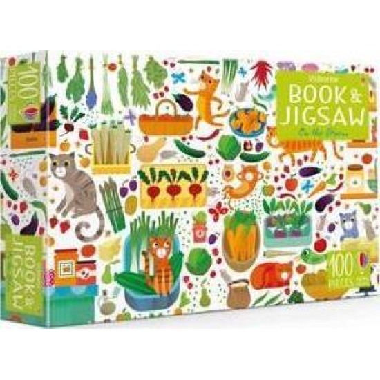 Jigsaw with a Book On the Farm (100 pieces)