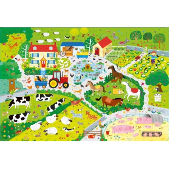Jigsaw with a Book On the Farm (300 pieces)