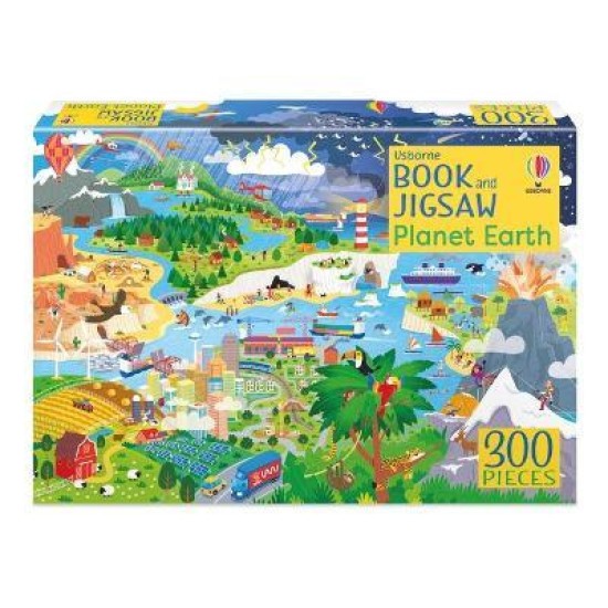 Jigsaw With A Book Planet Earth (300 Pieces)