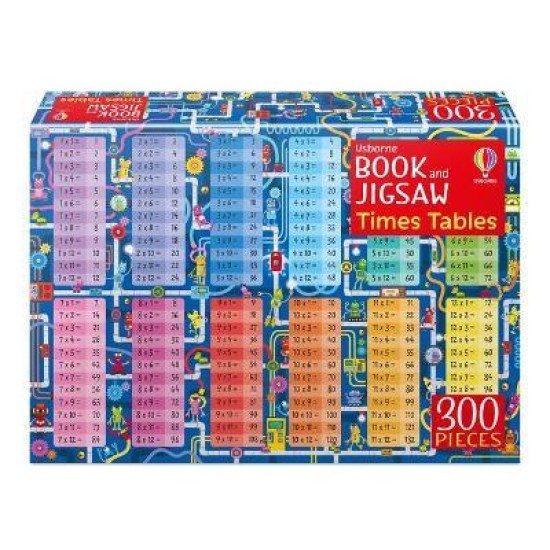 Jigsaw With A Book Times Tables (300 Pieces)
