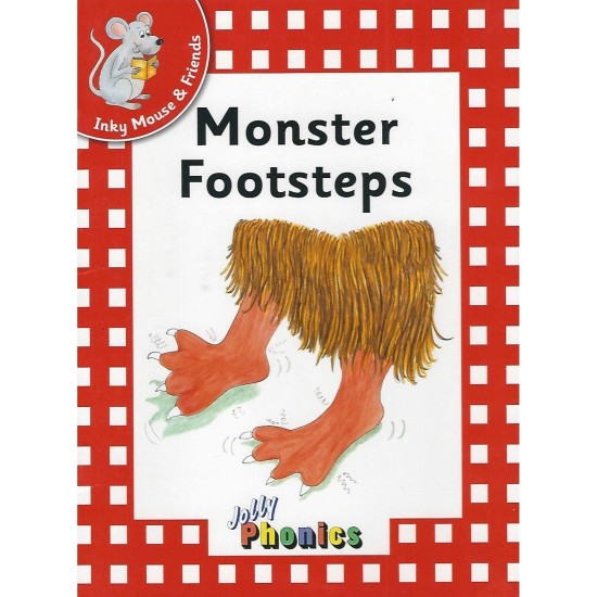Jolly Phonics Inky Mouse & Friends : Monster Footsteps (Red Level) DELIVERY TO EU ONLY