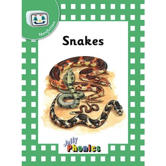 Jolly Phonics Non Fiction : Snakes (Green Level) DELIVERY TO EU ONLY