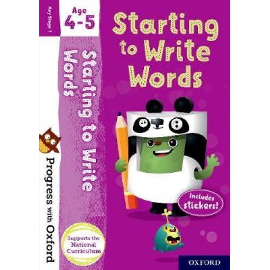 KS1 Starting to Write Words Age 4-5 (Progress with Oxford)