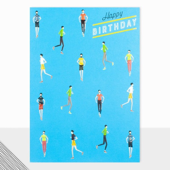 LDD Birthday Card : Happy Birthday Jogger (DELIVERY TO EU ONLY)