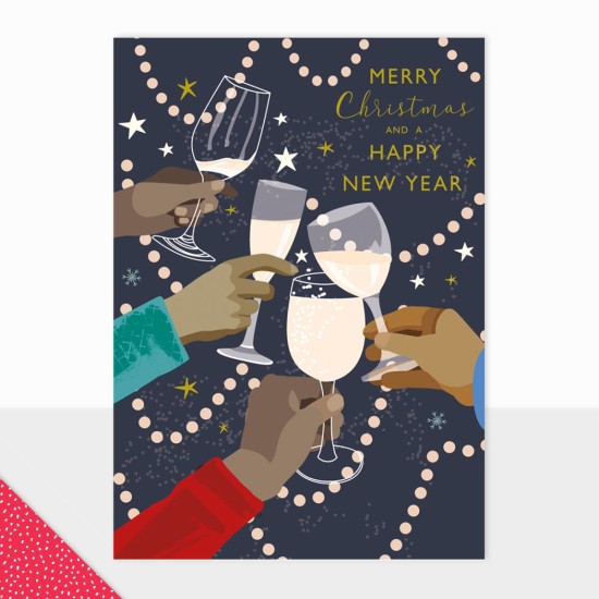LDD Christmas Card : Merry Christmas Cheers (DELIVERY TO EU ONLY)