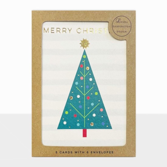 LDD Christmas Charity Cards Pack : Christmas Tree (DELIVERY TO EU ONLY)