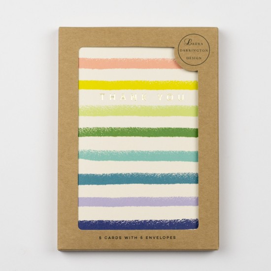 LDD Everyday Card Pack : Thank You Stripes (DELIVERY TO EU ONLY)