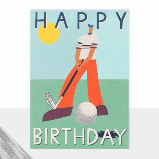 LDD Greeting Card : Honcho Happy Birthday Golf