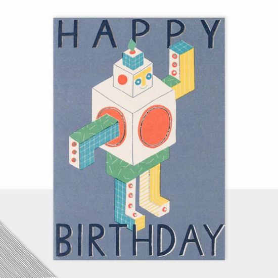 LDD Greeting Card : Honcho Happy Birthday Robot