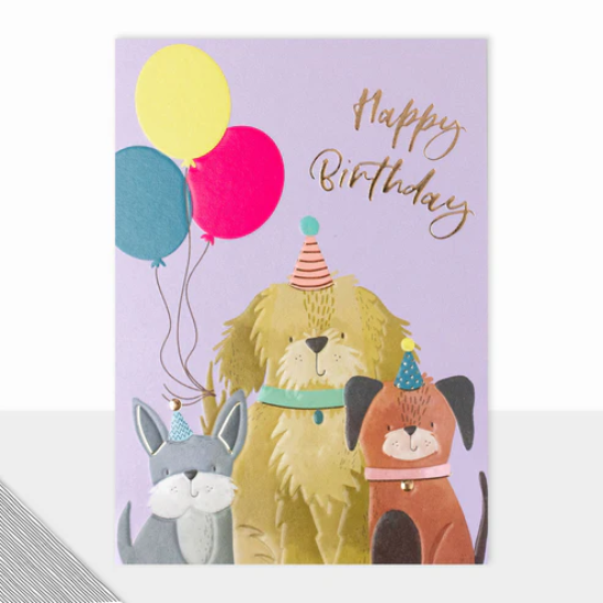 LDD Greeting Card : Kingdom Collection Happy Birthday Dogs