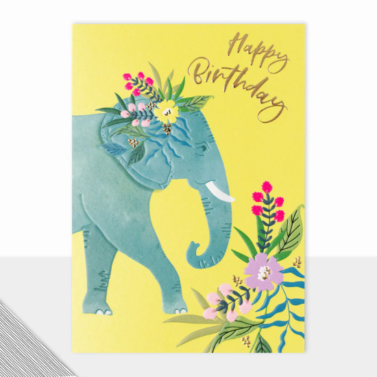 LDD Greeting Card : Kingdom Collection Happy Birthday Elephant