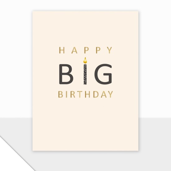 LDD Mini Birthday Card : Happy Big Birthday (DELIVERY TO EU ONLY)