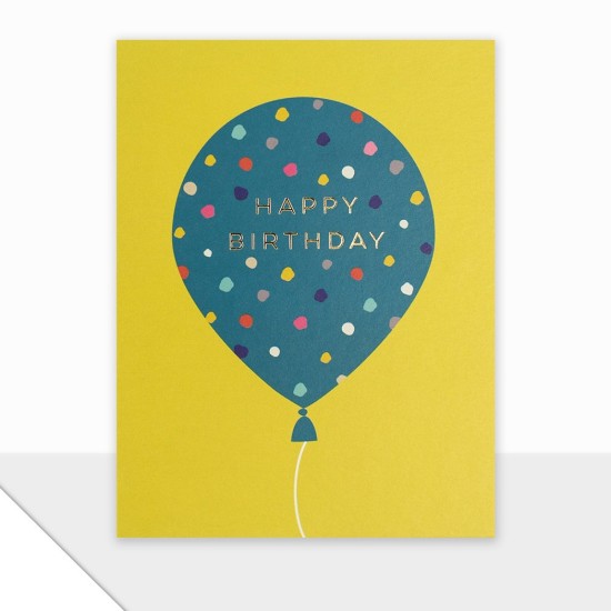 LDD Mini Birthday Card : Happy Birthday Balloons (DELIVERY TO EU ONLY)
