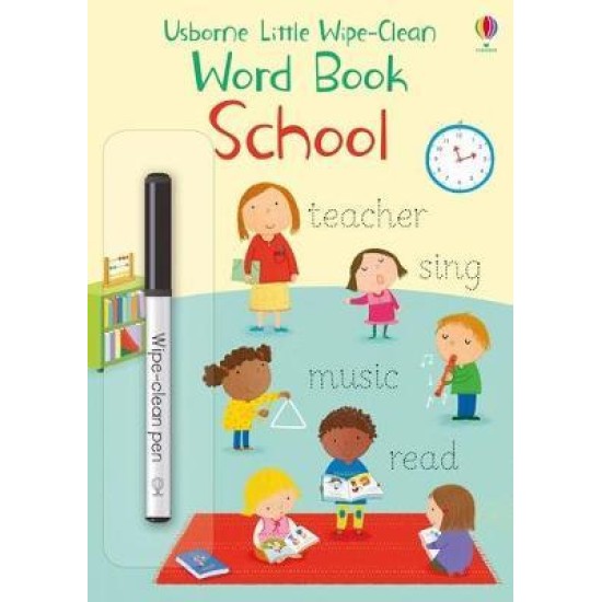 Little Wipe Clean Word Book School