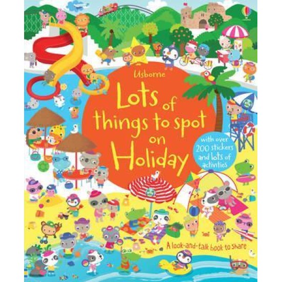 Lots of things to spot on Holiday Sticker Book