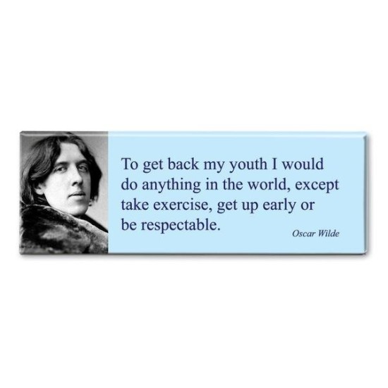 Magnet : Literary Quotes - Oscar Wilde (DELIVERY TO EU ONLY)