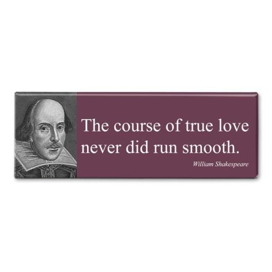 Magnet : Literary Quotes - William Shakespeare (DELIVERY TO EU ONLY)