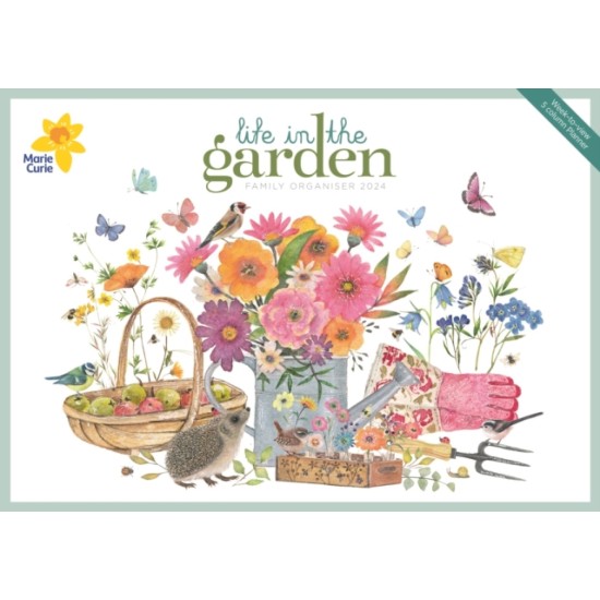 Marie Curie, Life in the Garden Planner A4 Calendar 2024