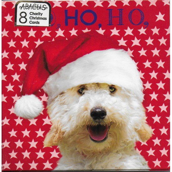 Medium Charity Christmas cards - Dog with Santa Hat (DELIVERY TO SPAIN ONLY) 