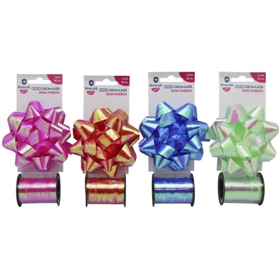 Metalic Bow and Ribbon (10m) set (DELIVERY TO EU ONLY)