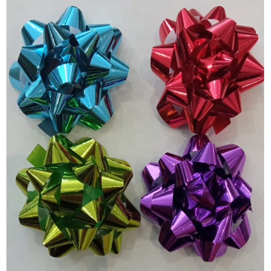 Metallic Bows 20 pack  - Multicolour (DELIVERY TO EU ONLY)