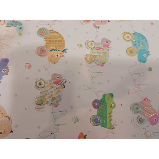 New Baby Gift Wrap / Sheet wrap (DELIVERY TO EU ONLY)