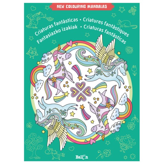 New Colouring Mandalas : Fantastic Creatures (DELIVERY TO EU ONLY)
