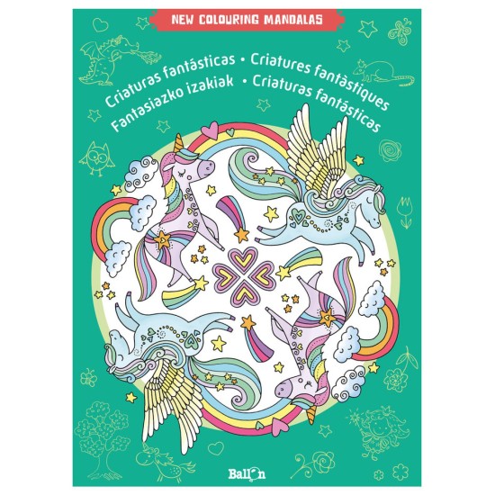 New Colouring Mandalas : Fantastic Creatures (DELIVERY TO EU ONLY)