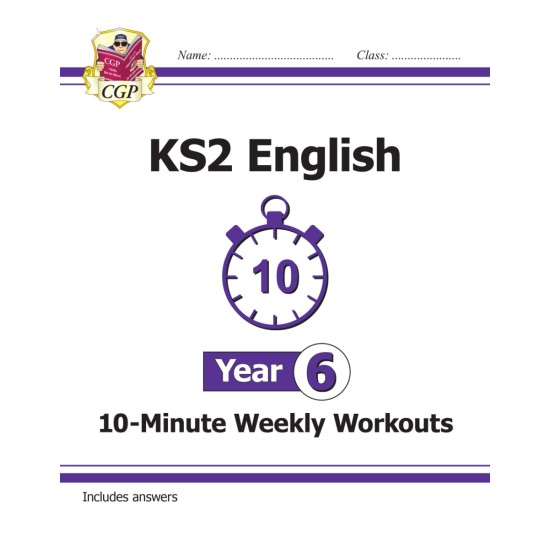 New KS2 English 10-Minute Weekly Workouts - Year 6