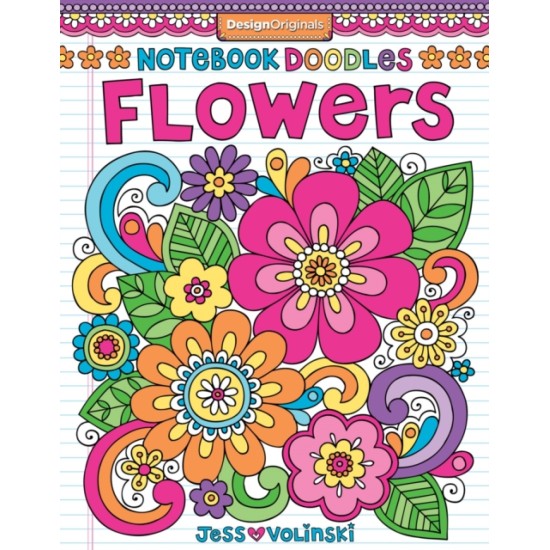 Notebook Doodles Flowers : Colouring & Activity Book